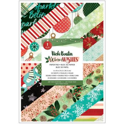 American Crafts Warm Wishes Designpapier - Paper Pad